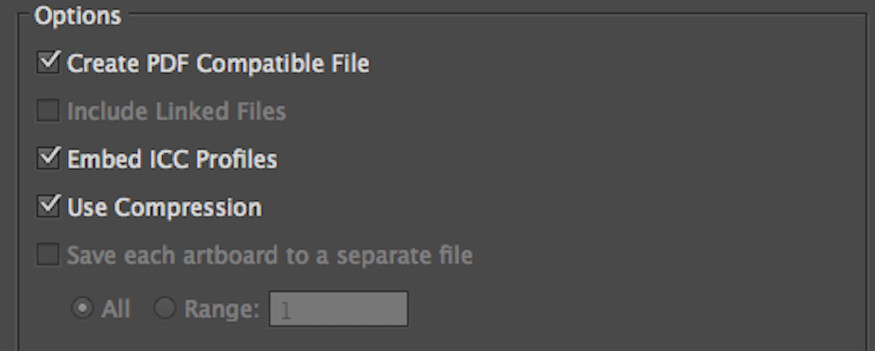 embedding a pdf compatible file into your adobe illustrator document
