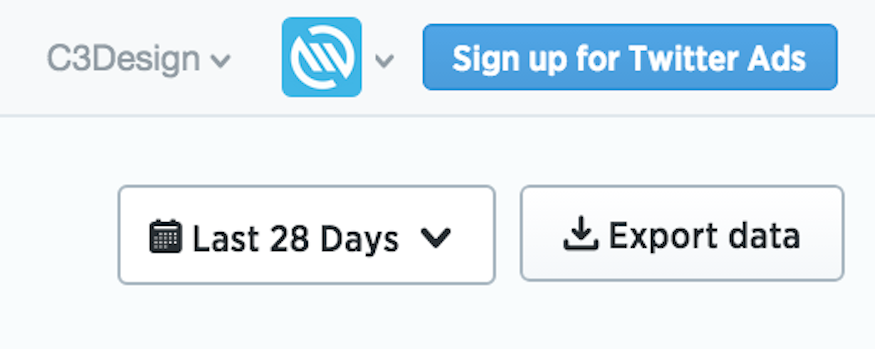Exporting data from your Tweet Activity Dashboard