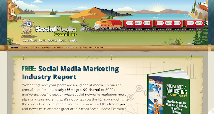 social media examiner screenshot