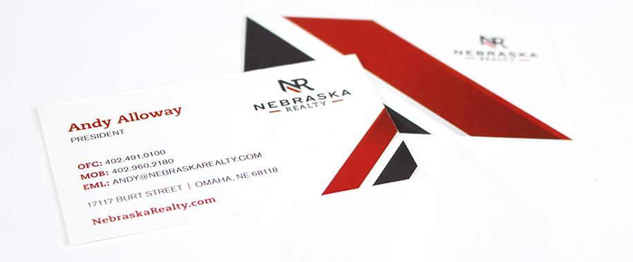 nebraska realty business cards