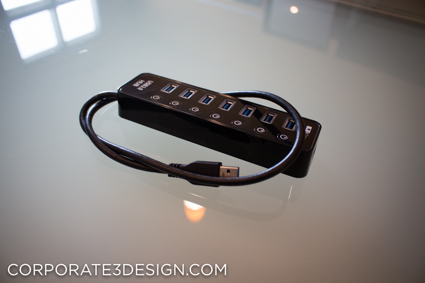 powered USB hub power strip