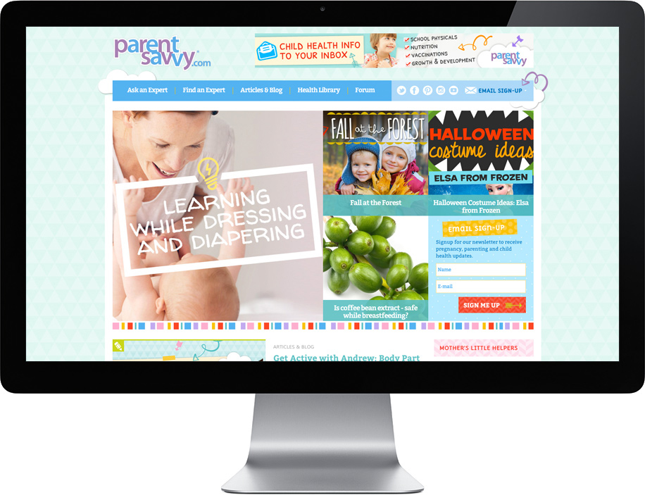 example of branded website